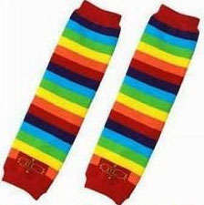 Leg warmers / arm warmers--Rainbow