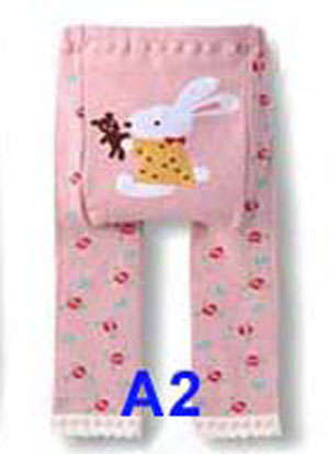 Bum Bum leggings-Bunny and Pink roses 0-1yrs- Winter SALE
