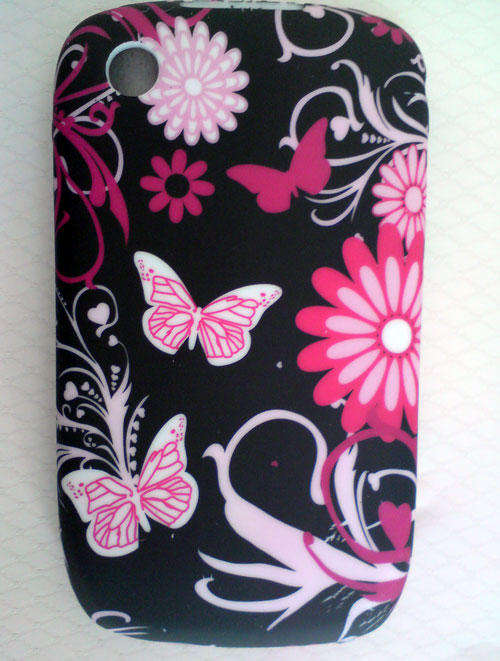 Blackberry softTPU case for Curve 8520 -- Floral Covers