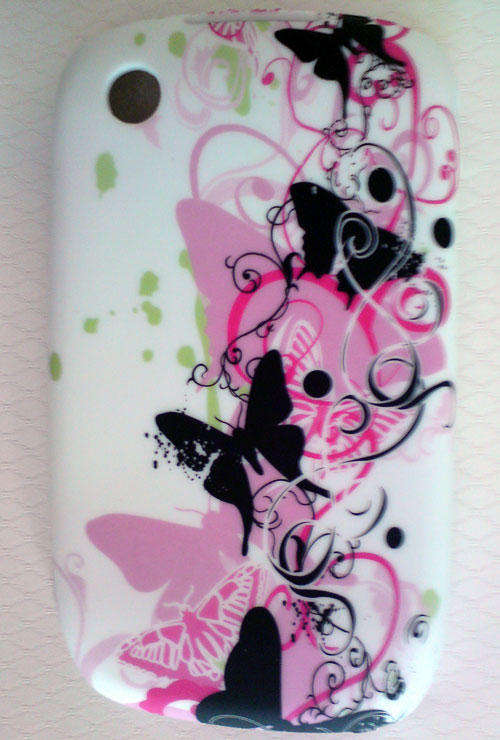 Blackberry softTPU case for Curve 8520 -- Floral Covers