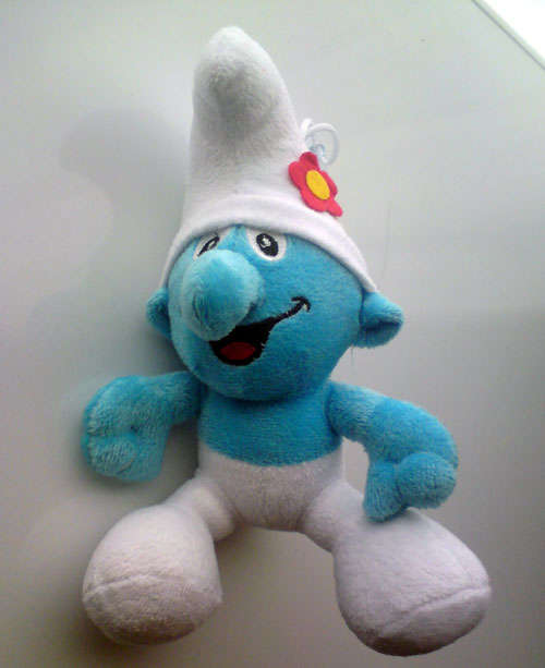 Smurf plush doll