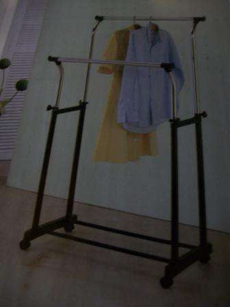 DOUBLE CLOTHING RAILS