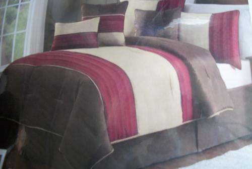 EXCLUSIVE COMFORTER SET (MAROON+ CHOCOLATE BROWN)