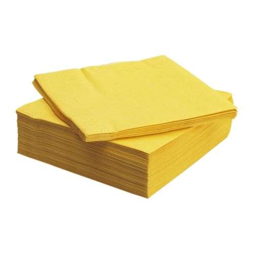 Serviettes (Yellow)
