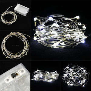 Battery Operated Fairy Lights 4m (Cool white)