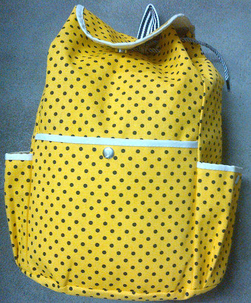 Dotted Bag- Yellow