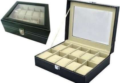 10 Slot Watch Display Box