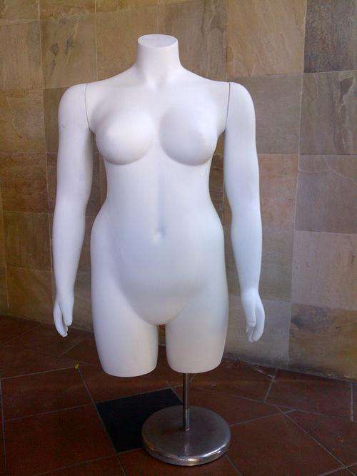 Full Figured Female Mannequin (With Stand) - Second Hand