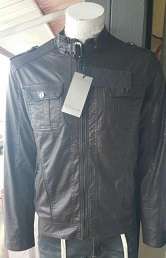 Fashionable ShorT black  Leather Jacket