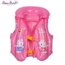BABY SWIMMING VEST HELLO KITTY  (MEDIUM) - PINK