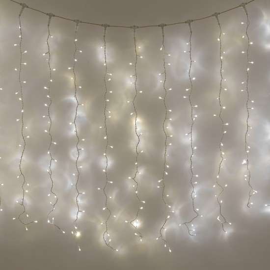 Curtain Fairy Lights (1.7m Wide, 1.5m Long) - Cool White