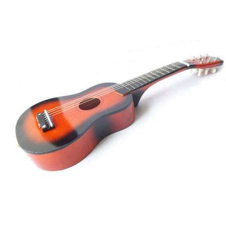 DARK WOODEN GUITAR - (SMALL)