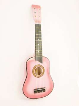 LIGHT PINK GUITAR - (SMALL)