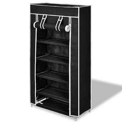 SHOE RACK ORGANIZER (5 SHELF) BLACK