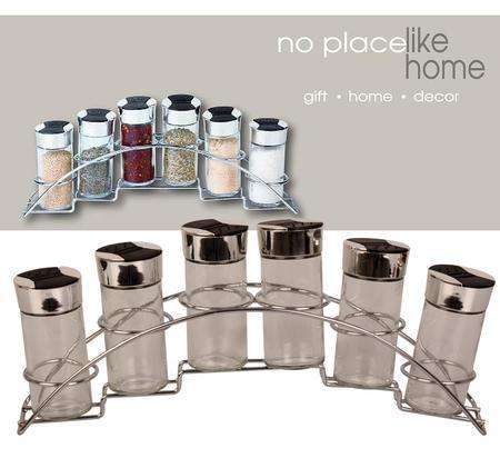 Storage Glass Spices Jar Set (7pc)