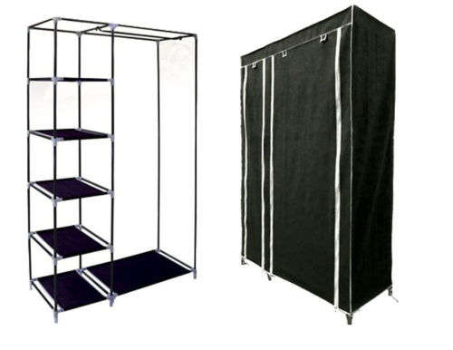 Storage Wardrobe (Black)