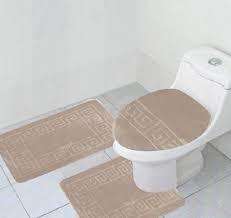 3 Piece Toilet Set (Beige)
