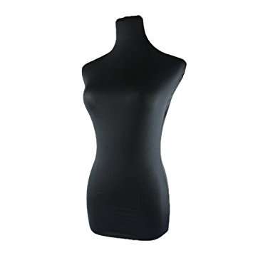 Second Hand Black Half Body Mannequin (FEMALE) Without Stand