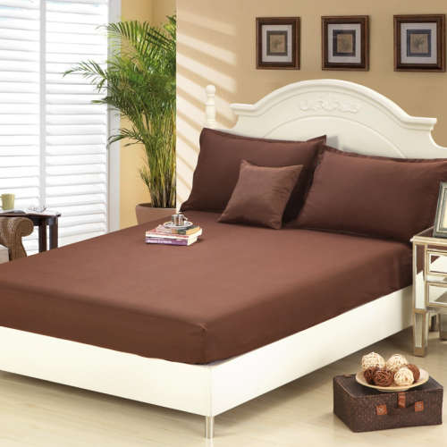 Fitted Sheet -brown(queen)
