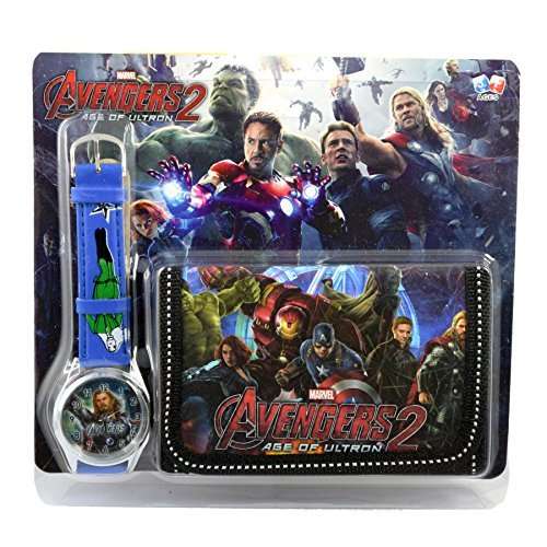 Kids watch and wallet (avengers)