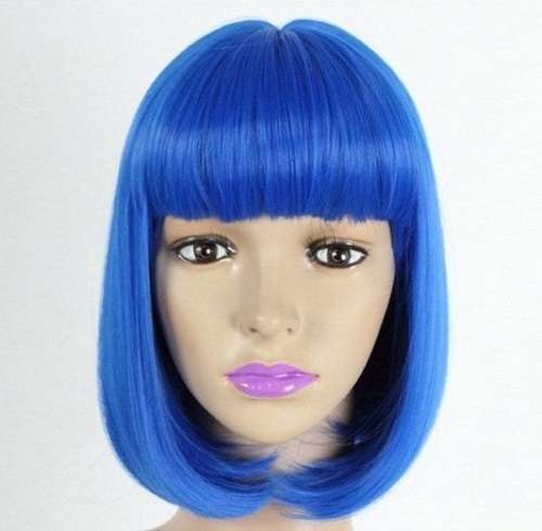 BoB style wig (royal blue)