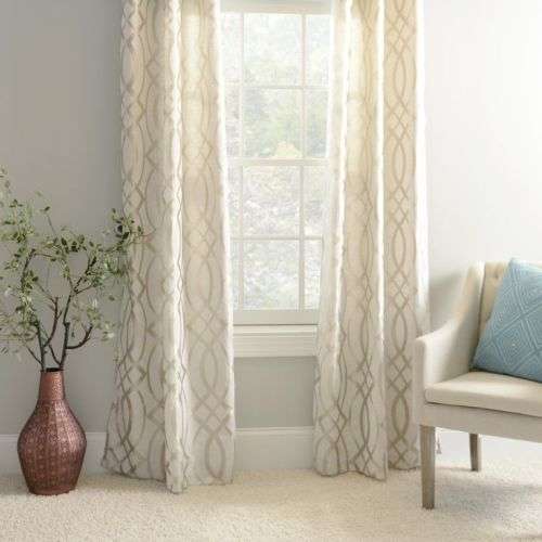 Elegant Curtains 2.5m X 2.2m(cream)