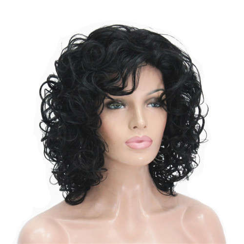 Curly Wigs (black)