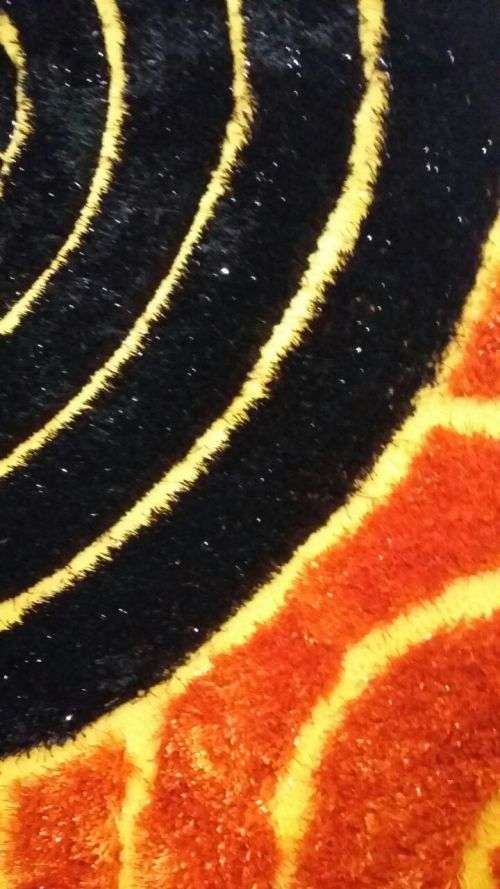 Exclusive  Super Soft Carpets (orange and gold)