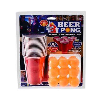 Drinking Game Beer Pong 18 Cups + Balls