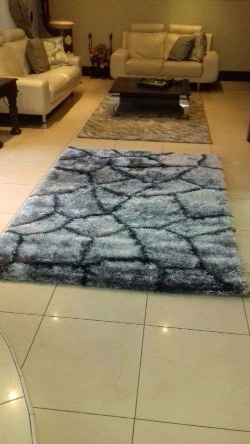 Elegant Soft carpet (Grey)(160X230)