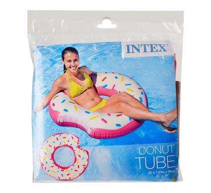 Intex Tube 107x99cm Pink Donut