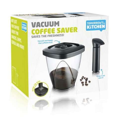 TOMORROW'S KITCHEN VACUUM COFFEE SAVER (500G) INCL. PUMP