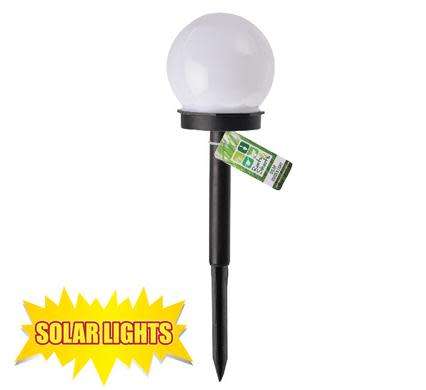 Solar Garden Light Plastic Bowl In Pdq