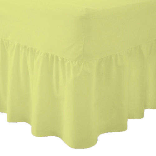 3 piece Valence Sheet sets(queen)(lime green)