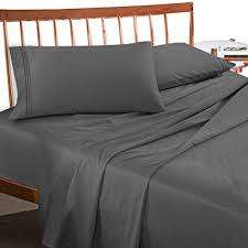 fitted sheet(Beige & Charcoal) Queen