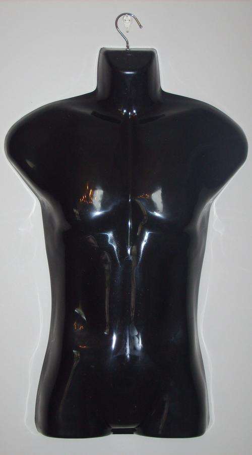MENS  HOLLOW PLASTIC MANNEQUIN WITH HOOK