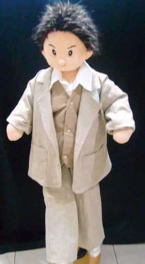 BOYS LINEN WAIST COAT(beige)