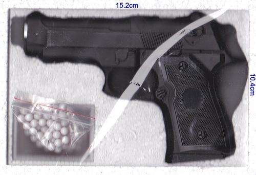 Metal - Polymer - Compact .45 Spring Mechanism Airsoft Pistol Gun - zm21