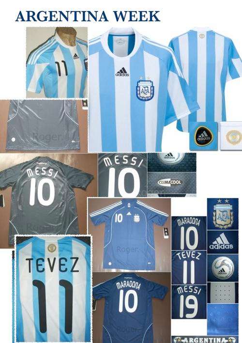 ARGENTINA SOCCER WC WEEK!!!!BID FOR YOUR SHIRT.PLEASE READ FINE PRINT.