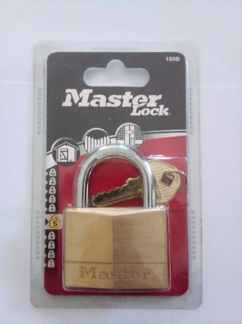 Brand New Master Lock Brass 50mm Padlock 150D