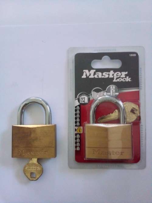 Brand New Master Lock Brass 50mm Padlock 150D