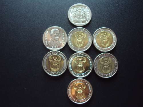 All the South African Commemorative Coins R5 R2 R1 50C since 1994+2019 R5