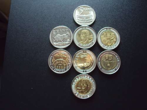 All the South African Commemorative Coins R5 R2 R1 50C since 1994+2019 R5