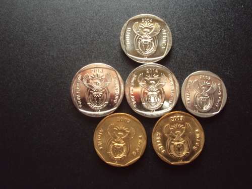 All the South African Commemorative Coins R5 R2 R1 50C since 1994+2019 R5
