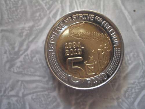 All the South African Commemorative Coins R5 R2 R1 50C since 1994+2019 R5