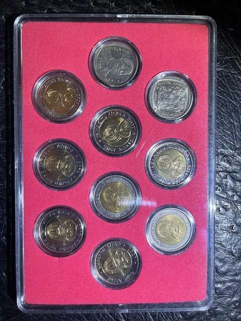 R5 commemorative coins 1994 up to 2021