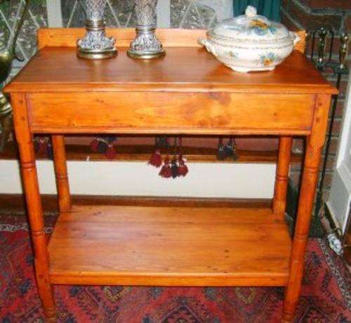 Pine and Oregon Wash Stand