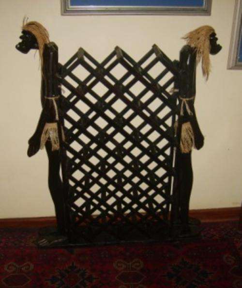 UNUSUAL TRIBAL WINE RACK