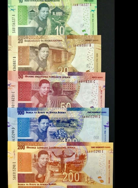 UNC Notes Set - 2018 Mandela 100th Birthday Commemorative Bank Notes Uncirculated