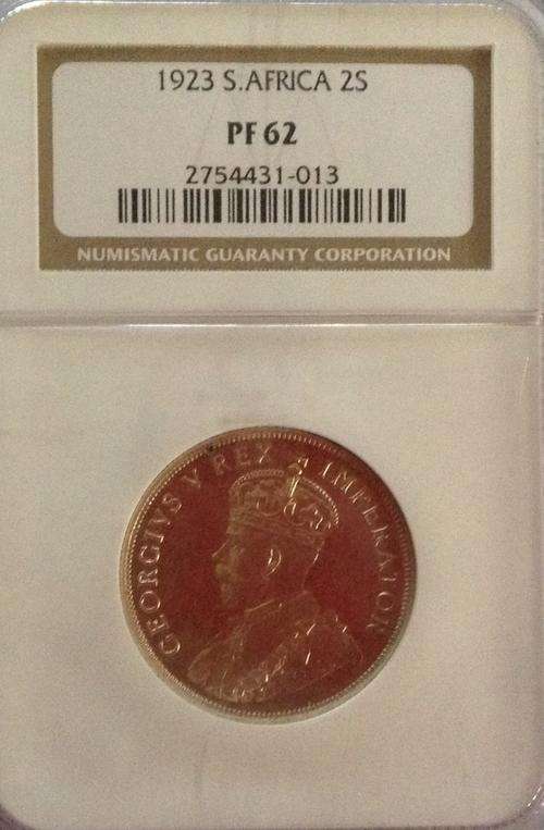 1923 Two Shillings (Florin)  NGC PF62 Crazy Wed Sale!